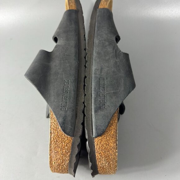 Birkenstock Arizona Oiled Leather in Black, Size 40 - Picture 9 of 15